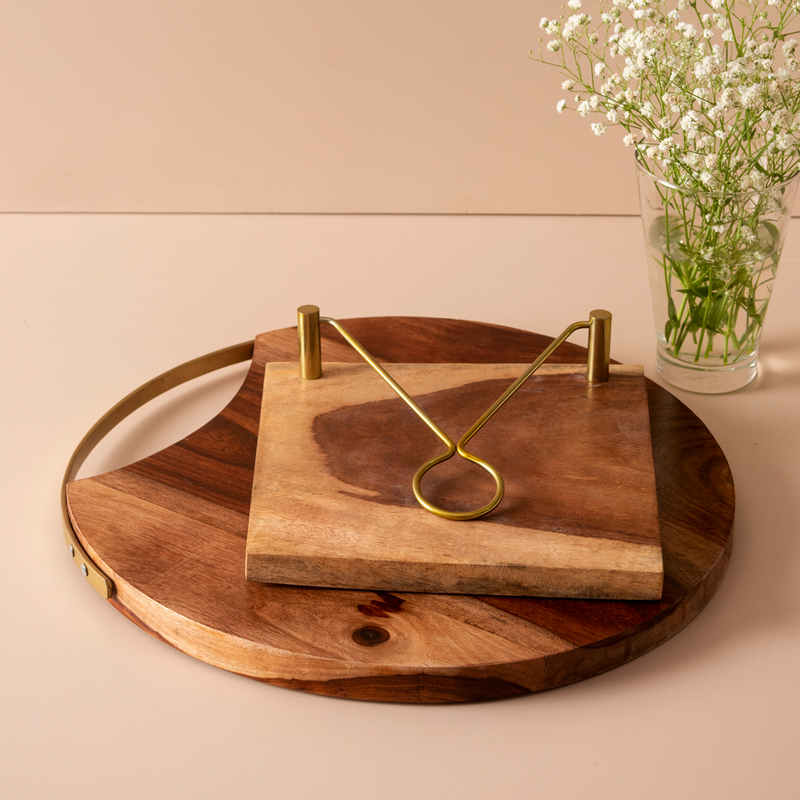 HANDYFINER TISSUE HOLDER AND CHOPPING BOARD COMBO II FOOD GRADE II WATER RESISTANT