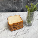 HANDYFINER BREAD SHAPE TEA COASTER SET ||PREMIUM QUALITY AND EXCELLENT FINISHING