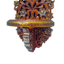 HANDYFINER Carved and Panited Wall Hanging Shelve