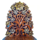 HANDYFINER Carved and Panited Wall Hanging Shelve