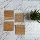Mango wood Coaters set of 4||Premium quality ||Excellent finishing.