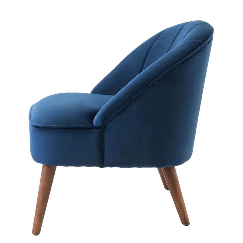 Super Cushiony Thick Blue Lounge Chair