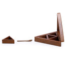 Handicrafts Goods Wooden Triangle Shape Spice Box