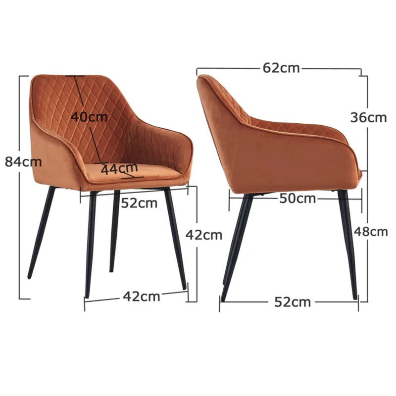 Tan Leatherette Luxurious Accent Chair