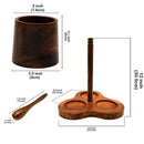 3 COMPARTMENT REAL SHEEHSAM WOOD DRY FRUIT BOX/ SPICE BOX/ STORAGE BOX/MASALA BOX SET CONTAINER