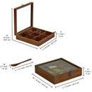 Multi-Utility Storage Containers and Spice Box With Spoon In Sheesham Wood -Masala box.