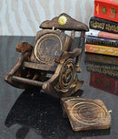 HANDYFINER Antique Miniature Chair Wooden Coaster