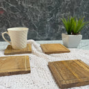 Mango wood Coaters set of 4||Premium quality ||Excellent finishing.