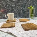 Mango wood Coaters set of 4||Premium quality ||Excellent finishing.