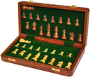 HANDYFINER Wooden Folding Handmade Chess Board Set | 12x12 inches