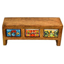 WOODEN & CERMAIC MINI CHEST