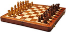 HANDYFINER Wooden Folding Handmade Chess Board Set | 12x12 inches