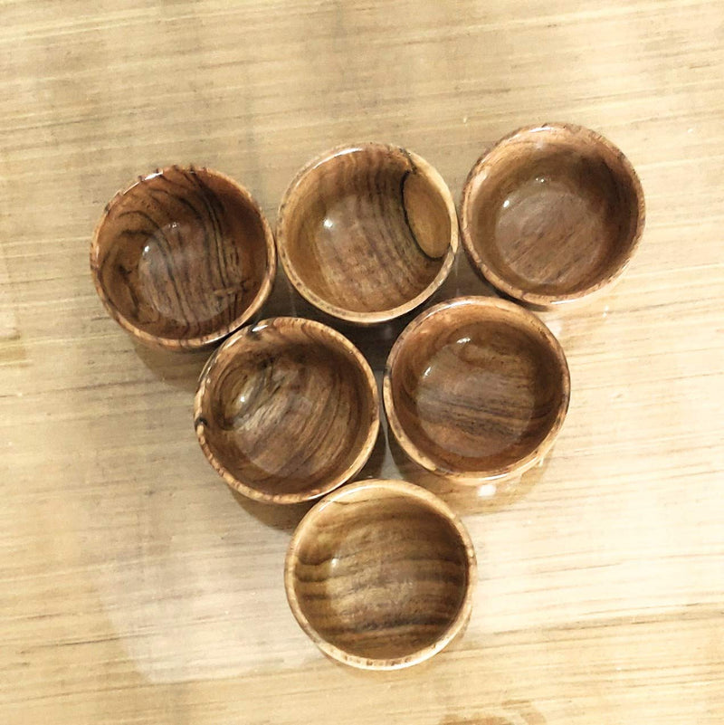 Handcrafted Small Bowls for Deserts || Ice-Cream || Chatni || Sauce || Pickle || Food Safe || Set of 6