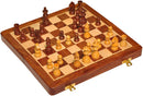HANDYFINER Wooden Folding Handmade Chess Board Set | 12x12 inches