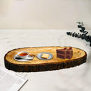 ANTIQUE STYLE BARK SERVING PLATTER II WOODEN TRAY II SERVING PLATTER