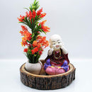 HAND CRAFTED BARK TRAY SET OF 3