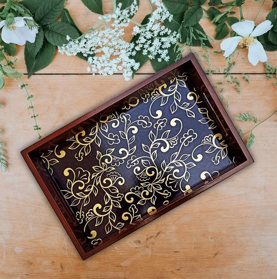 BEAUTIFUL PRINTED WOODEN TRAYS/ WOODEN SERVING TRAY