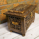 LOBBEY-DECOARATIVE ANTIQUE STYLE WOODEN JEWELRY BOX/ JEWELRY ORGANIZER/ GIFT FOR HER/ GIFT FOR WIFE