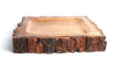 LOBBEY BARK/BUCKLE WOODEN SERVING TRAY