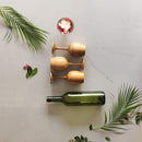 Royal Look Premium Wine Glass || Teak Wood || Set of 3