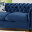 Karen Traditional Chesterfield Loveseat Sofa