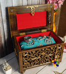 LOBBEY-DECOARATIVE ANTIQUE STYLE WOODEN JEWELRY BOX/ JEWELRY ORGANIZER/ GIFT FOR HER/ GIFT FOR WIFE