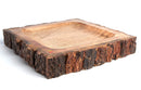 LOBBEY BARK/BUCKLE WOODEN SERVING TRAY