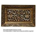 LOBBEY-DECOARATIVE ANTIQUE STYLE WOODEN JEWELRY BOX/ JEWELRY ORGANIZER/ GIFT FOR HER/ GIFT FOR WIFE