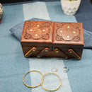 HANDCRAFTED 3 IN 1 WOODEN JEWELRY BOX