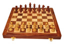 HANDYFINER Wooden Folding Handmade Chess Board Set | 12x12 inches
