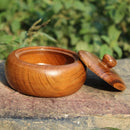 HANDYFINER REFRESHMENTS/ DRY FRUITS CONTAINER SET OF 3 II WOODEN CONTAINERS