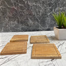 Mango wood Coaters set of 4||Premium quality ||Excellent finishing.