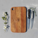 Acacia Wood Chopping Board (Orange Strip)
