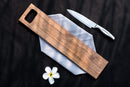 HANDYFINER Classy Look Slim Platter and Chopping Board || Food Safe || Acacia Wood ||