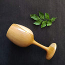 Royal Look Premium Wine Glass || Teak Wood || Set of 3