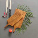 HANDYFINER Acacia Wood Chopping Board || Set of 2 || Acacia Wood || Water Proof || Food Safe || Can be Used as Platter