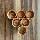 Handcrafted Small Bowls for Deserts || Ice-Cream || Chatni || Sauce || Pickle || Food Safe || Set of 6