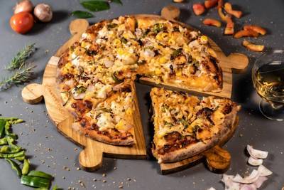 Handcrafted Teak Wood Pizza Platter