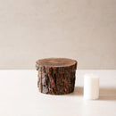 HANDYFINER handcrafted water resistant wooden bark risers set of 2 II Home Decor II Wooden Risers