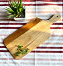 LOBBEY-TEAK WOOD CHOPPING BOARD CUM SERVING PLATER II WOODEN CUTTING BOARD II WOODEN SERVING PLATTR