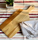 LOBBEY-TEAK WOOD CHOPPING BOARD CUM SERVING PLATER II WOODEN CUTTING BOARD II WOODEN SERVING PLATTR