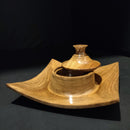 Handcrafted Royal Look Serving Platter || Tray || Snack || Spring Roll || Plate || Acacia Wood || Food Safe