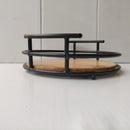 Premium Look Serving Platter || Tray || Metal Handle || Plate || Acacia Wood || Food Safe