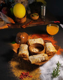 Handcrafted Royal Look Serving Platter || Tray || Snack || Spring Roll || Plate || Acacia Wood || Food Safe