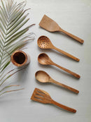 premium quality wooden spoon set of 5 with holder || Kitchen ware || Wooden handicrafts