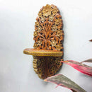 HANDYFINER Carved and Panited Wall Hanging Shelve