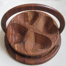 HANDCRAFTED WOODEN BEAUTIFUL DRY FRUIT FOLDABLE BASKET
