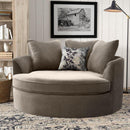 Premium Barrel Shape Sofa Couch for Home & Office Chaise Lounge