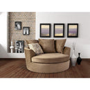 Premium Barrel Shape Sofa Couch for Home & Office Chaise Lounge