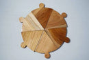 Handcrafted Teak Wood Pizza Platter